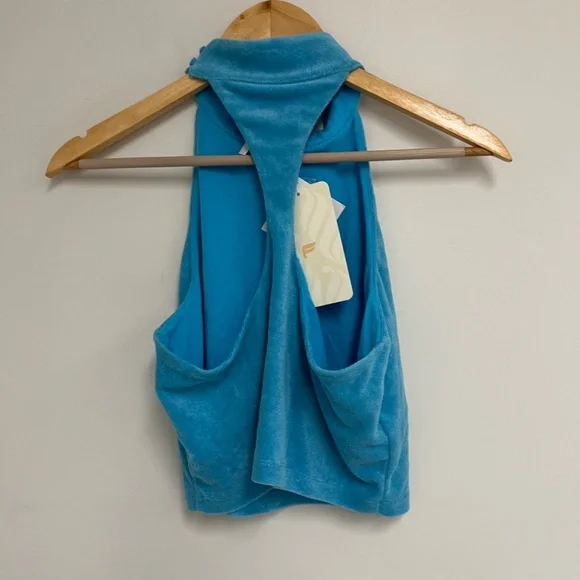 Fabletics Terry Built-In Bra Tank - Picture 4 of 5